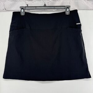 S.C. & CO. Skort Women's XXL Black Stretch Pockets Attached Shorts Golf Classic
